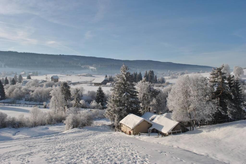 Gite Du Fourperet-Parc Naturel Du Haut-Jura Longevilles-Mont-dʼOr Eksteriør bilde